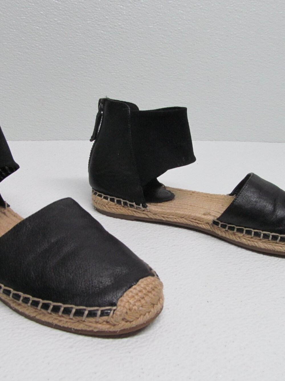 Eileen Fisher Coy Leather Espadrille Womens size 6.5